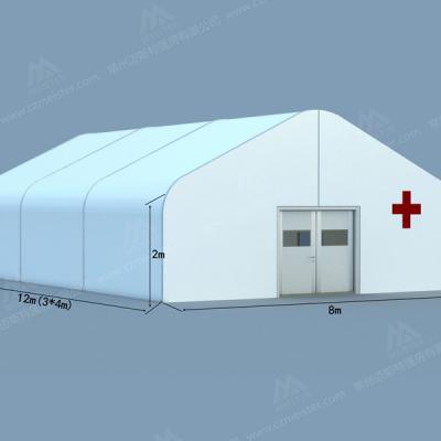 China Waterproof Outdoor Aluminum Frame Disaster Relief Tent Field Hospital Tent For Temporary Use for sale