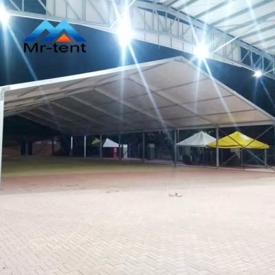 China Waterproof Clear Span Wedding Tent 15x30m Outdoor Aluminum Stage Tent for sale