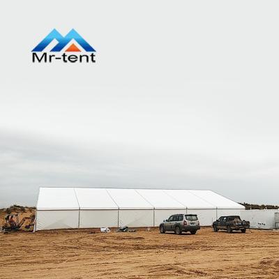 China Large Capacity 20x30m Aluminum Warehouse Tent PVC Weatherproof Waterproof Storage Tent for sale