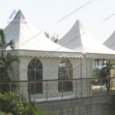 China Waterproof High Quality Wedding Pagoda Tent 6x6m With Floors for sale