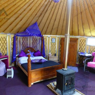 China Best selling white mongolian yurt living tent for living house for sale