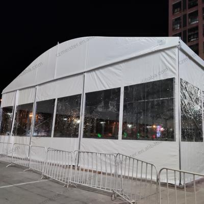 China Waterproof Outdoor Aluminum Framed White Structure PVC Arcum Tent For Event for sale