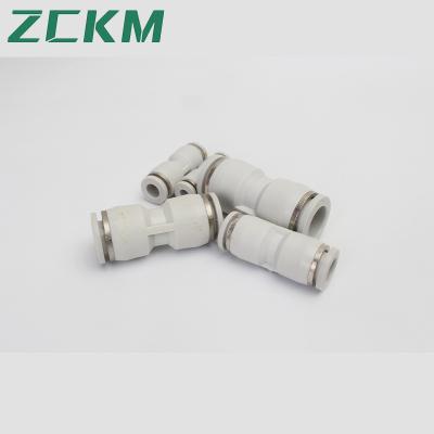 China Building Material Stores PU Series Quick Fittings Directly Type Pneumatic Push In Fittings For Air/Water Hose And Tube Connector for sale