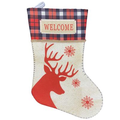 China Popular Christmas Gift 2021 Personalized Winter Knit Hanging Stocking Christmas Decoration Christmas Socks for sale