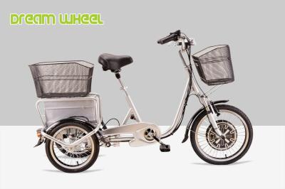 China Vorlage des Pedal-25km/H elektrischer schwanzloser Motor Trike 48V 350W zu verkaufen