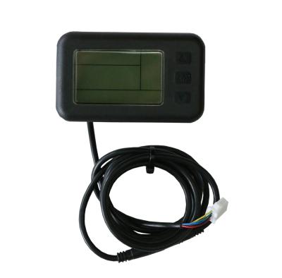 China Exposição elétrica preta do LCD da bicicleta de Kingmeter com cabo impermeável à venda