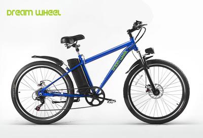 China 26 Zoll-elektrisches Gebirgsaluminiumfahrrad 25km/h mit Shimano Derailleur zu verkaufen