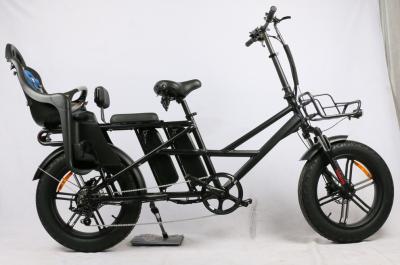 Chine vélo électrique de pneu de 48V 750W 2022 gros avec le siège d'enfant, grosse distance électrique de gamme de coup long de bicyclette de pneu à vendre