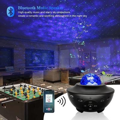 China Contemporary Starry Night Light Projector For Bedroom Sky Projector Surf Spotlight With &Bt Music Remote Control Speaker for sale