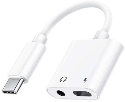 China Type C 2 in-1 USB C Charging and Phone Call to 3.5mm Earphone Adapter Palladium Quick Charging for sale