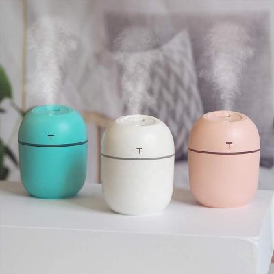 China Mini Ultrasonic Air Humidifier 220ML LED Colorful Night Light Portable Aroma Essential Oil Diffuser For Home Car USB Fogger Mist Maker for sale