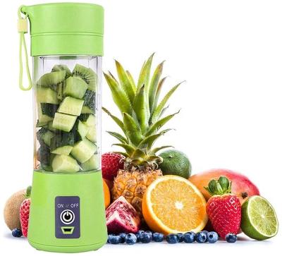 China 2020 Household Portable Blender Mini Travel Electric Smoothie Blender Personal Fruit Juicer Cup with 13oz Bottles 6 Blades for sale