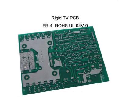 China FR-4 base 4-Layer Double sided Rigid TV pcb board 1.0mm Thickness , 35um Copper for sale