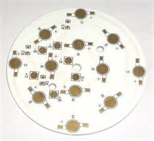 Κίνα Το rgb οδηγημένο ανάβοντας PCB αργιλίου επιβιβάζεται 1/2 oz, 12 oz πάχος HASL χαλκού αμόλυβδο προς πώληση