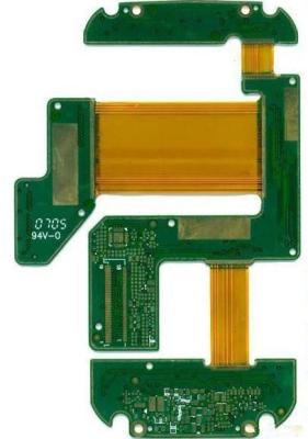 China Douane FR4/Polyimide de Raadshasl (LF) Gouden Plateren Flexibel van PCB van 1 oz Te koop