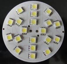 Chine Design personnalisé Assemblée d'aluminium basé PCB / mcpcb conseils pour lampe LED à vendre