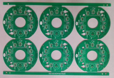 Chine Le double a dégrossi carte PCB de carte électronique de coutume d'or d'immersion de l'ENIG de vert de la carte PCB FR4 à vendre