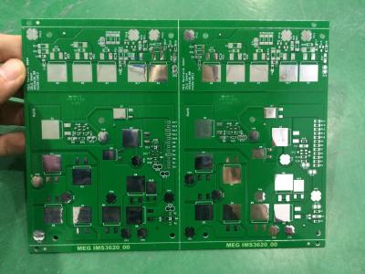 中国 堅い緑 UL 94v0 の倍の側面アルミニウム LED PCB 単層 PCB は乗ります 販売のため