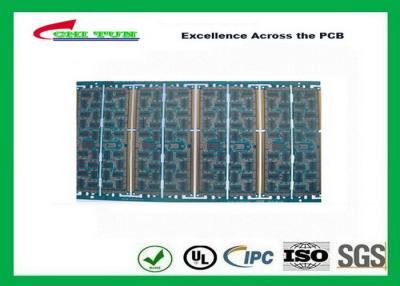 China Multilayer Quick Turn PCB Prototypes 4 layer FR4 1.2mm Blue Solder Mask Panel Size 160*80mm for sale