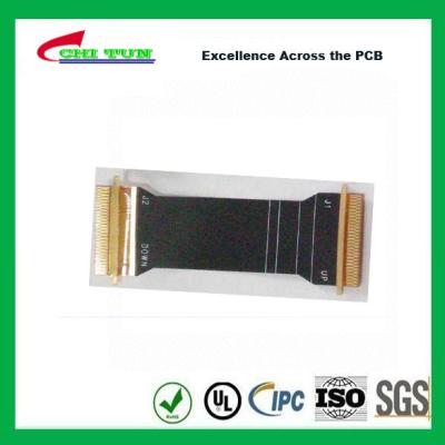 China Sillkscreen Flexible PCB Fabrication , Mobile Phone PCB Board Black Solder Mask for sale