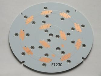 China 2 Layer FR-4 Metal Core Aluminum PCB  Prototype Board Rigid Plate for sale