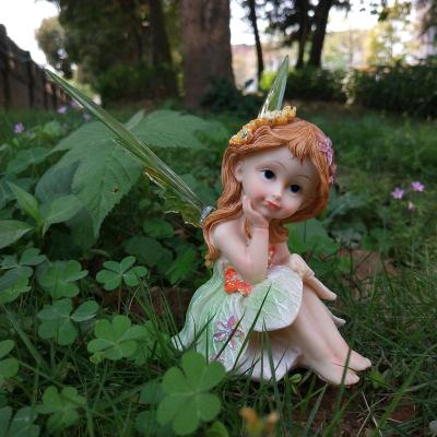 China Beautiful Europe Resin Garden Decor Fairy Garden Resin Crafts Home Decoration for sale