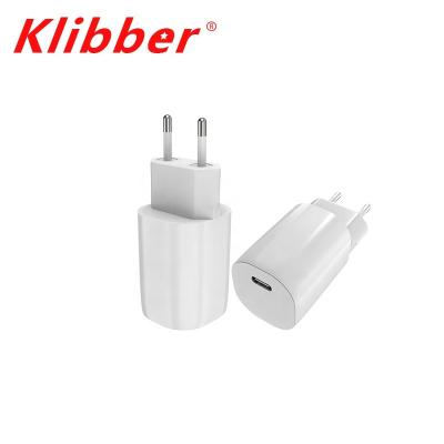 China Factory Durable Mini USB-C Custom Type C Gan Wall Charger For Iphone White Logo Travel Charger Palladium Eu Plug Fast Charging 30W for sale