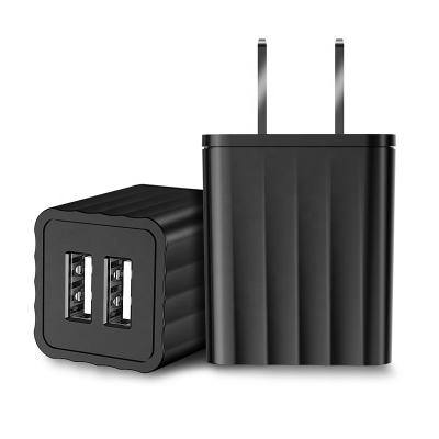 China Durable China Design Mobile Phone Portable Charger 5V/2.1A Small 2 Ports Usb 2.0 Chargers For Travel for sale