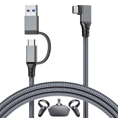 China Multi Function Data Transfer Cable Custom Design Charging Cable Usb C To A 20Ft USB-C Retractable Mobile Phone Cables High Speed ​​Data Cable For Gaming PC for sale