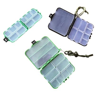 China Storage Fishing Tackle Box Large and Small Black Hook Box Lure Tool Storage Box Accessories/Green Fishing Lures Box for sale