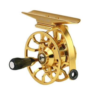 China LEFT HAND Venting Metal Fishing Reel 44mm 54mm Fly Fishing Reel for sale