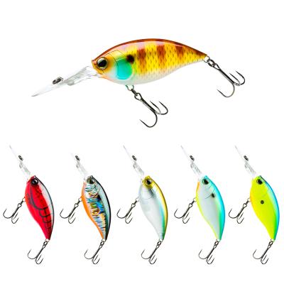 China Deep Diving 22.5g 75mm Sea Fishing Bait Wholesale Acrylic Bold Lures Bait Fishing Lures Minnow for sale