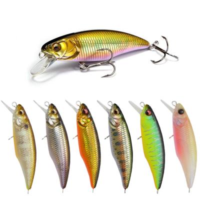 China Small Acrylic Simulation Fish Lumino Groundbait 3.2g 48mm Swing Zander Sinking Perch Fishing Lures Groundbait for sale