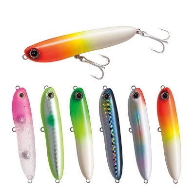 China ABS factory wholesale floating pencil zigzag swimming lures fishing lures crankbaits for sale