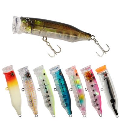 China ABS Factory Wholesale Wave Riding 70mm Distant Possibility 9g Sea Bass Water Surface Lure Bait Lure Fish for sale