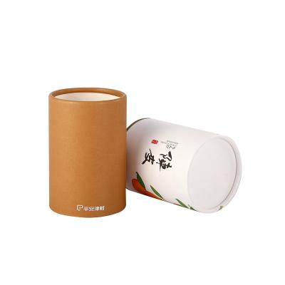 China Handmade customized cmyk print 2 pieces form paper tube box for sale