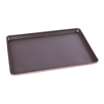 China Economical Type Viable Professional Stainless Steel Biscuit Baking Rectangular Baking Tray Pan Tray for sale