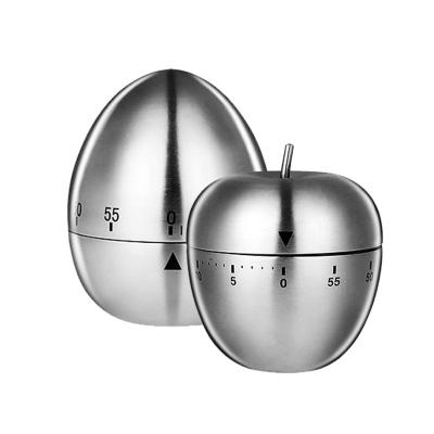 China Viable Saucer Apple Stainless Steel Cooking Egg Conical Shaped Timer for sale