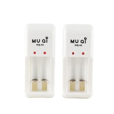 China / AU UK EU Plug Rechargeable Battery Charger 1.2v Two Slots Lithium Charger for sale