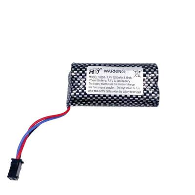 China MP3/MP4 Player 18650 7.4V 1200mAh Rechargeable Li-ion Battery for sale