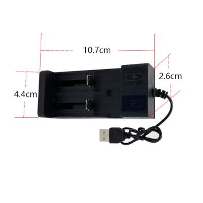 China / HO USB2 channel charger compatible with multiple 18650 20700 21700 32700 14500 3.7v-4.2v lithium batteries for sale