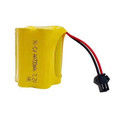 China Other rechargeable AA 700mah 7.2v nimh battery pack for sale