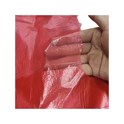 China Safety Hot Selling Red Eco Friendly Printed Big Shopping Plastic Bag for sale