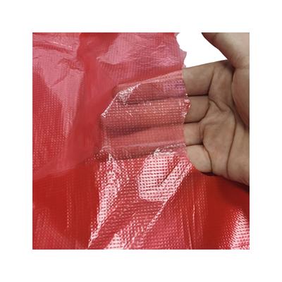 China Good Safety Wholesale Customized Logo Bags Plastic Shopping Red for sale