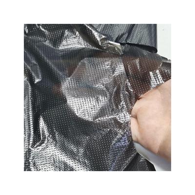 China Eco-Friendly Cheap Black Shopping Handle Security Mini Plastic Vest Bags for sale