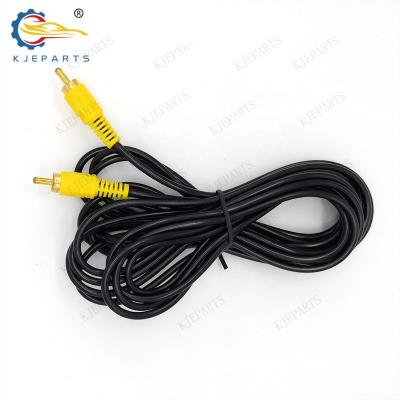 China Automobile Competitive Price Car Stereo Yellow Color Jack Aux Audio Cable RCA Wire Harness for sale