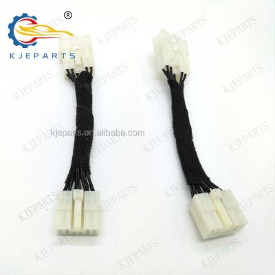 China Automotive 10 Pin Automobile Male To Female Connector Cable Custom Wiring Harness For Toyotas for sale