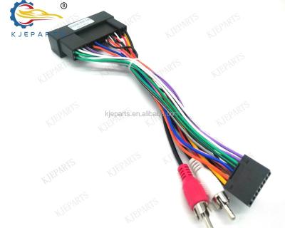 China Automotive 18/24 Pin Automotive Power Cable Audio Video Assembly For Hyundai KIA Car Androids Player System for sale