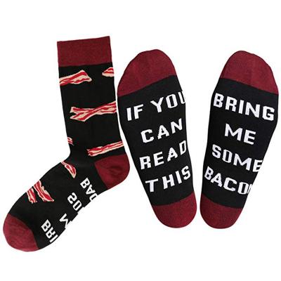 China Wholesale Funny New Design OEM Cotton Crew Socks Breathable for sale