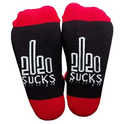 China 2020 Very Bad Letter QUICK DRY Socks Would Not Recommend Winter Cotton Crew Women Sock With Funny Word Letter Men Socks for sale